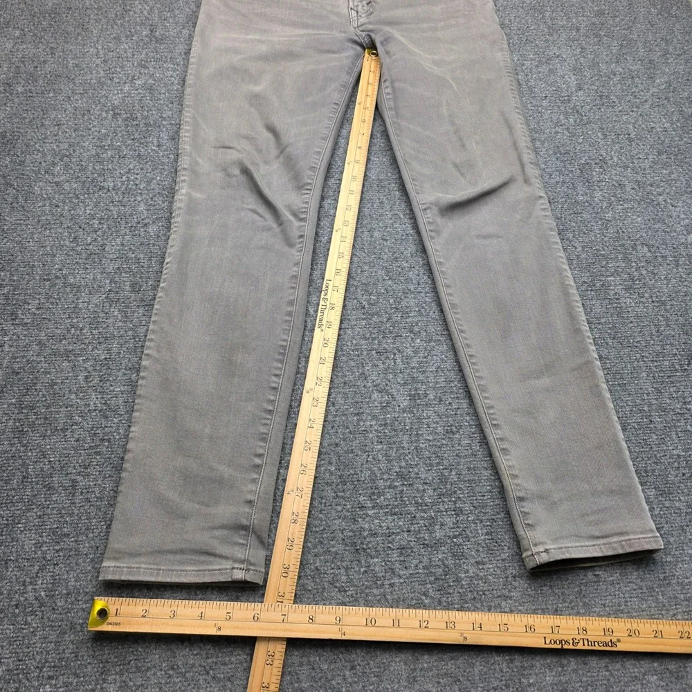 American Eagle Ne(x)t Level Flex Mens Gray Slim Straight Jeans 30x32 Stretch